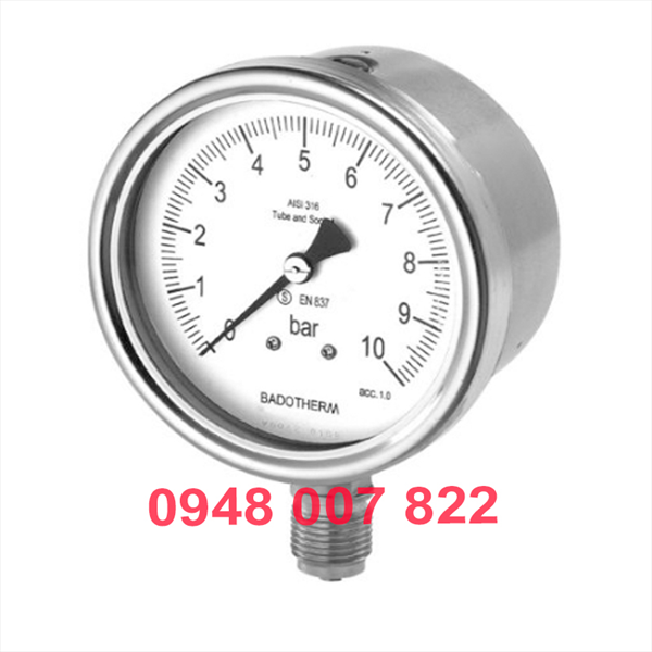 Đồng hồ đo áp suất BDT20 series (Badotherm)